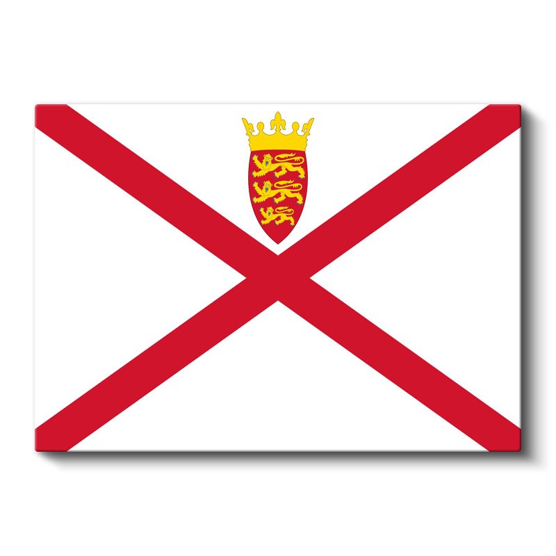 Jersey Bayrağı - Kanvas Tablo