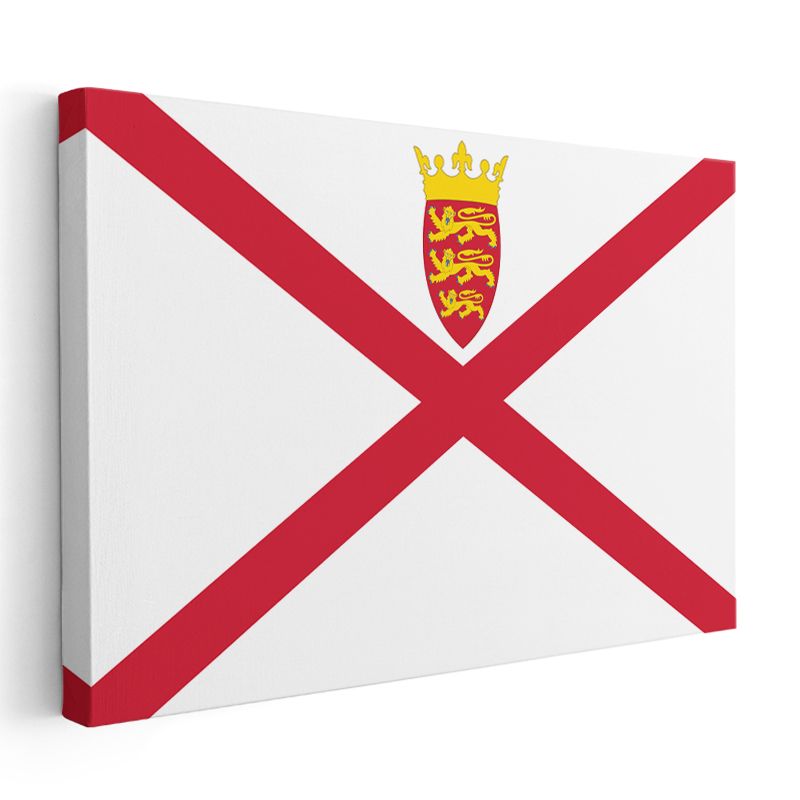 Jersey Bayrağı - Kanvas Tablo