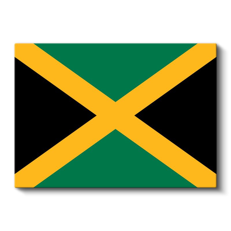 Jamaika Bayrağı - Kanvas Tablo