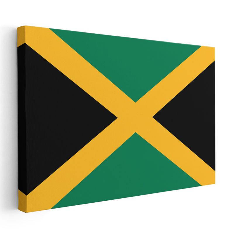 Jamaika Bayrağı - Kanvas Tablo