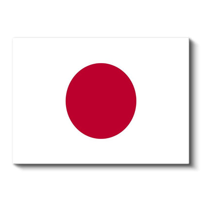 Japonya Bayrağı - Kanvas Tablo