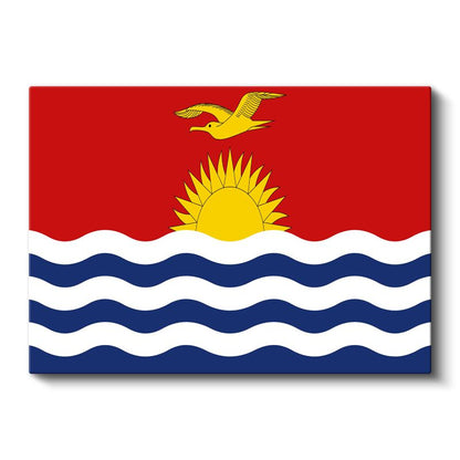 Kiribati Bayrağı - Kanvas Tablo