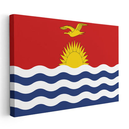 Kiribati Bayrağı - Kanvas Tablo