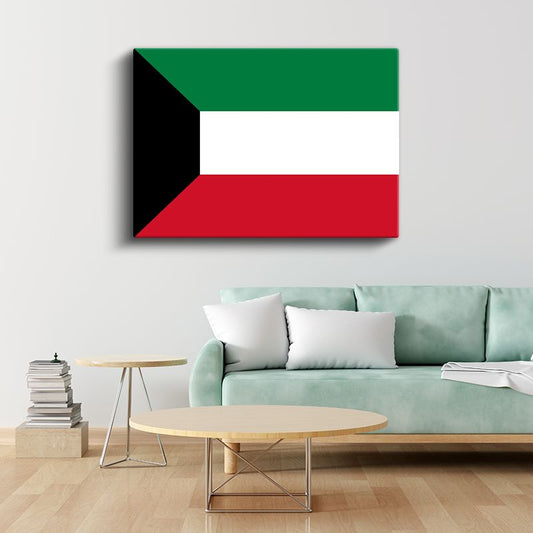 Kuveyt Bayrağı - Kanvas Tablo