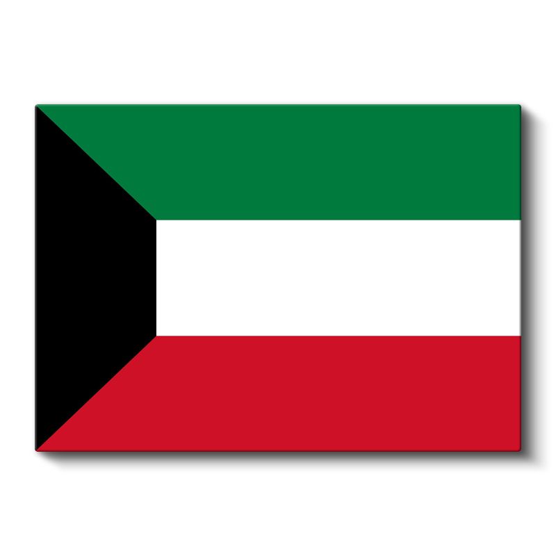 Kuveyt Bayrağı - Kanvas Tablo