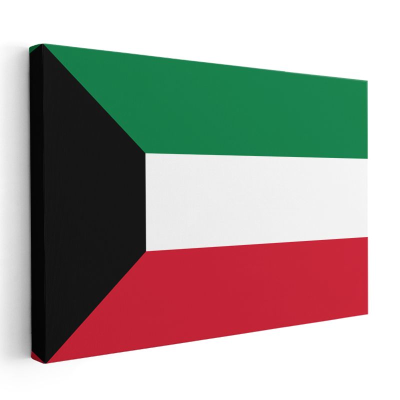 Kuveyt Bayrağı - Kanvas Tablo