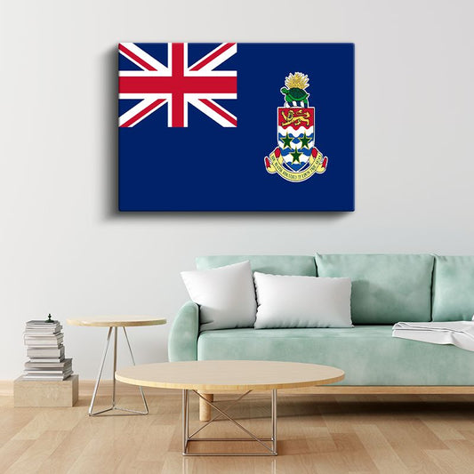 Cayman Adaları Bayrağı - Kanvas Tablo