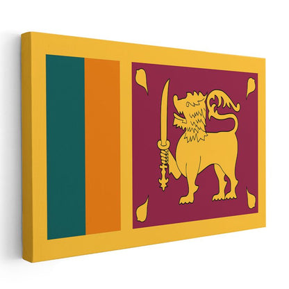 Sri Lanka Bayrağı - Kanvas Tablo