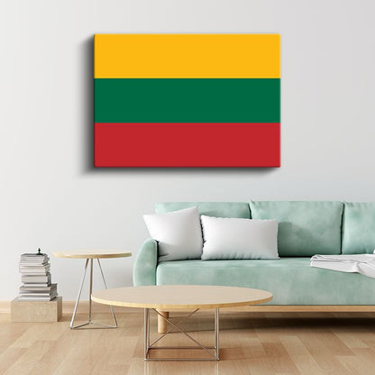Litvanya Bayrağı - Kanvas Tablo