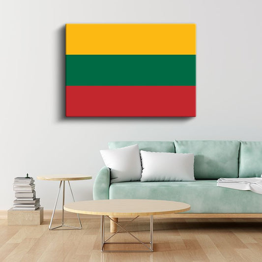 Litvanya Bayrağı - Kanvas Tablo