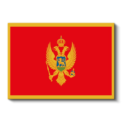 Karadağ Bayrağı - Kanvas Tablo