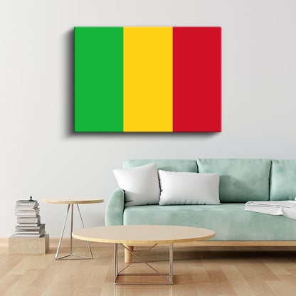 Mali Bayrağı - Kanvas Tablo