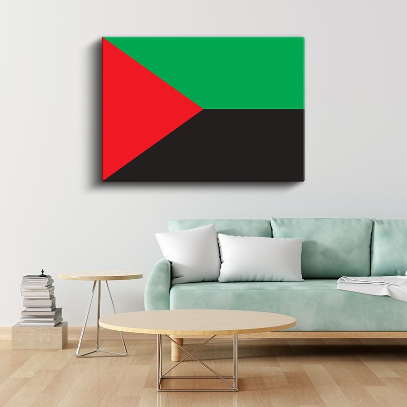 Moritanya Bayrağı - Kanvas Tablo