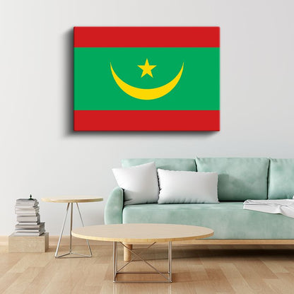 Montserrat Bayrağı - Kanvas Tablo