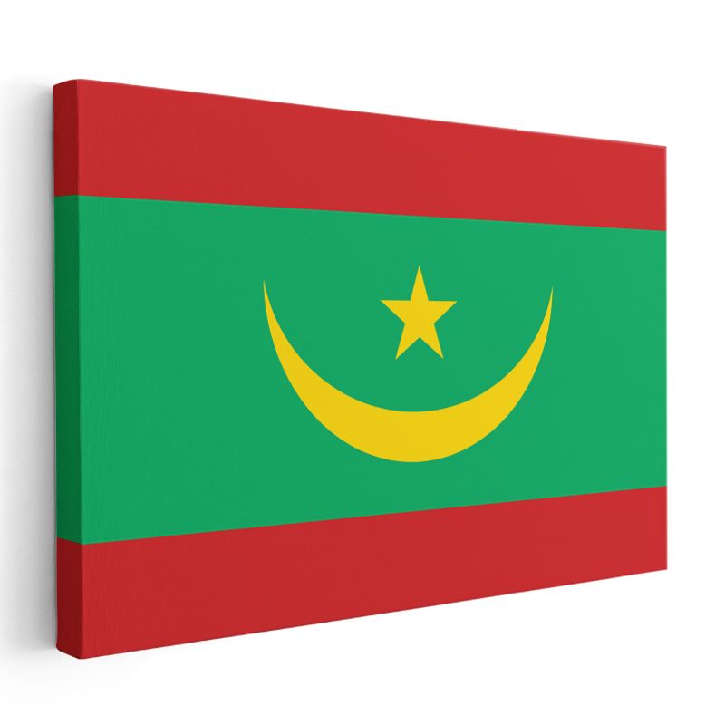 Montserrat Bayrağı - Kanvas Tablo