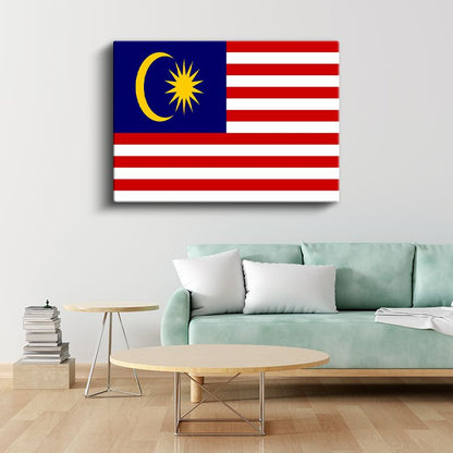 Meksika Bayrağı - Kanvas Tablo