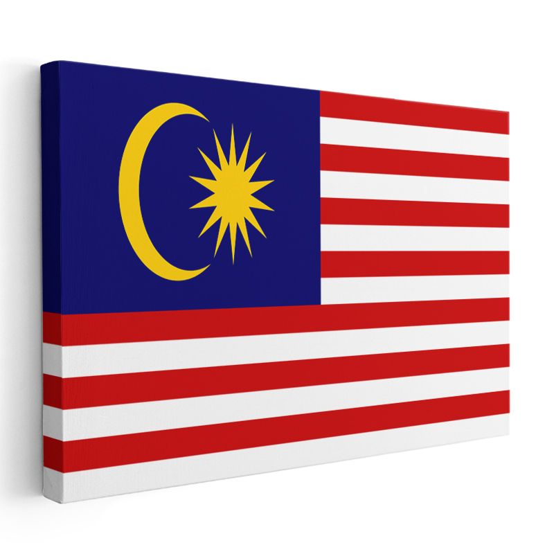 Meksika Bayrağı - Kanvas Tablo