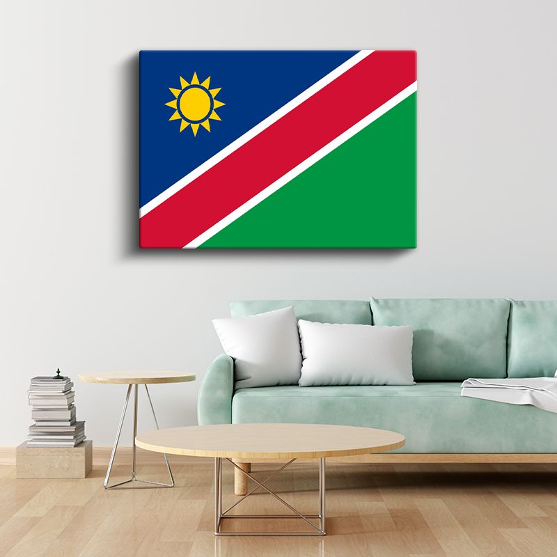 Namibya Bayrağı - Kanvas Tablo