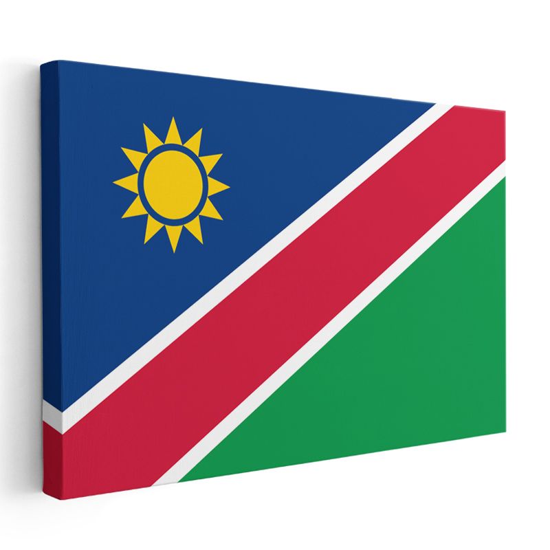 Namibya Bayrağı - Kanvas Tablo