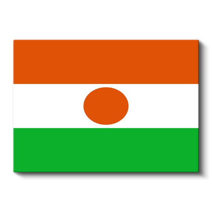 Nijer Bayrağı - Kanvas Tablo