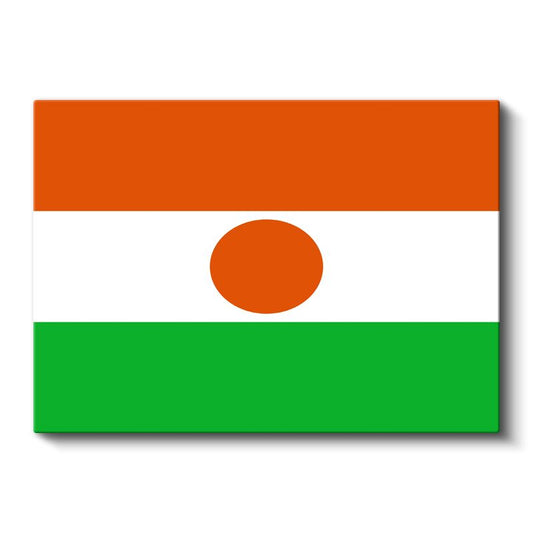 Nijer Bayrağı - Kanvas Tablo