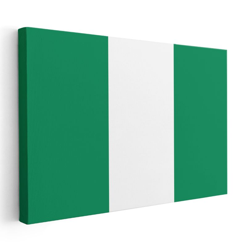 Nijerya Bayrağı - Kanvas Tablo