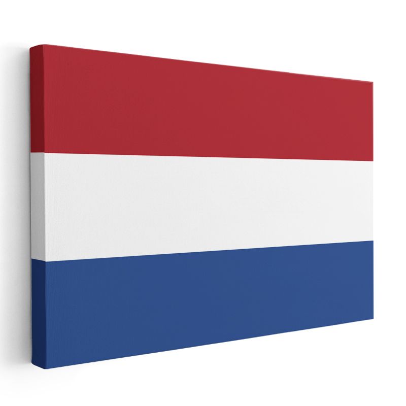 Hollanda Bayrağı - Kanvas Tablo