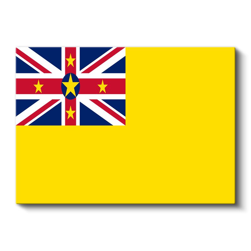 Niue Bayrağı - Kanvas Tablo