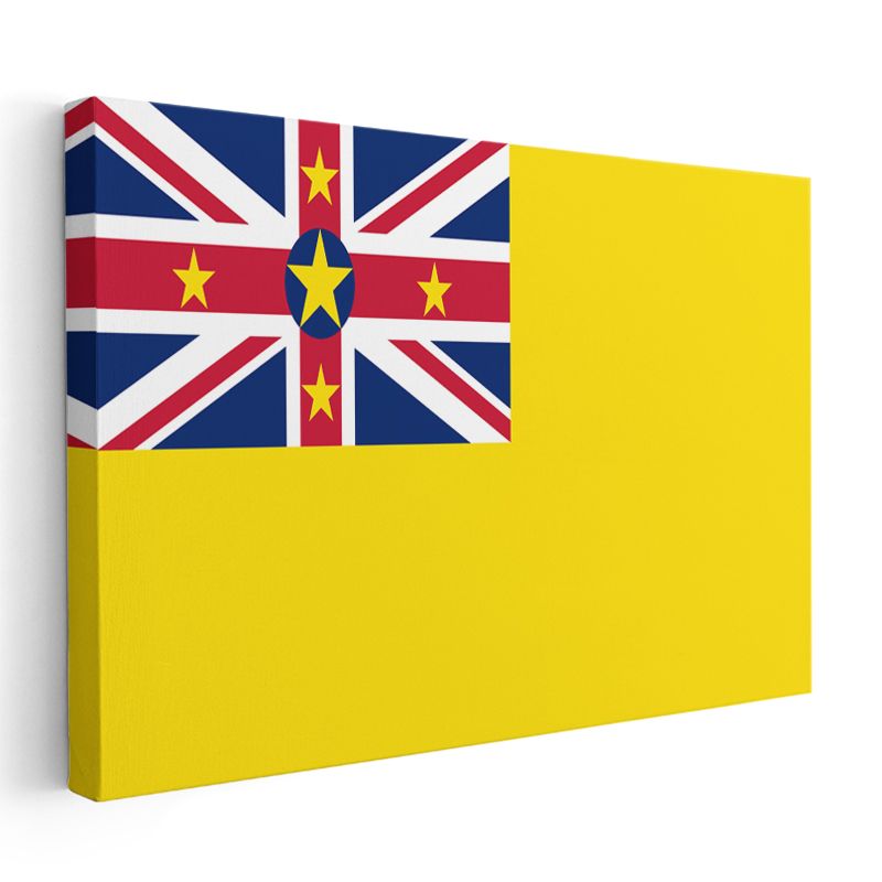 Niue Bayrağı - Kanvas Tablo