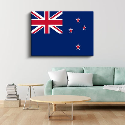 Yeni Zelanda Bayrağı - Kanvas Tablo