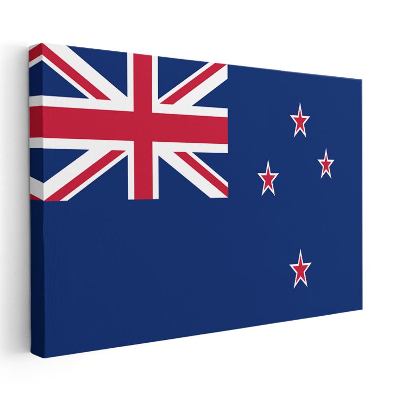 Yeni Zelanda Bayrağı - Kanvas Tablo