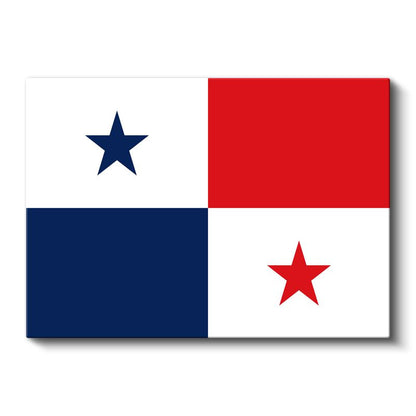 Panama Bayrağı - Kanvas Tablo