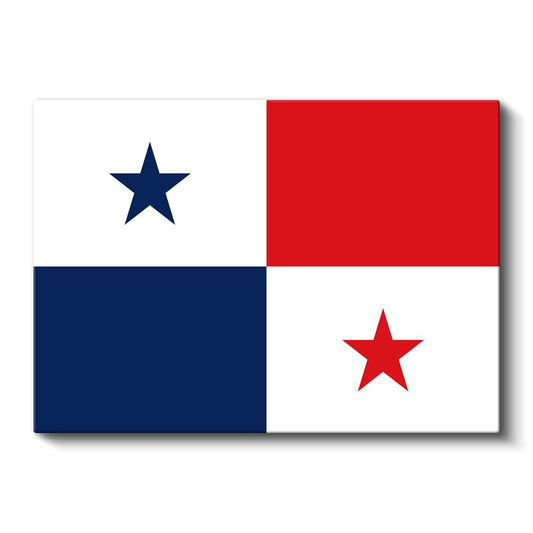 Panama Bayrağı - Kanvas Tablo