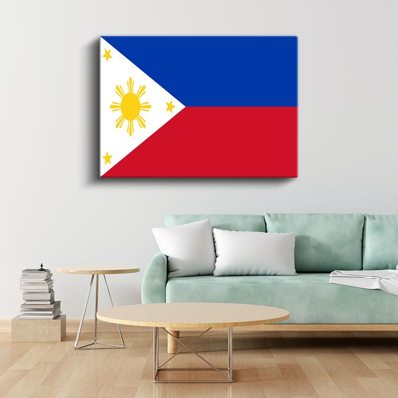 Filipinler Bayrağı - Kanvas Tablo