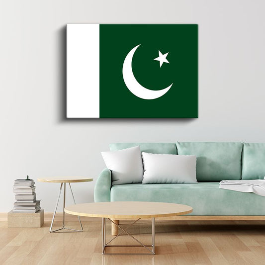 Pakistan Bayrağı - Kanvas Tablo