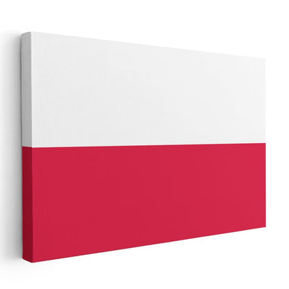 Polonya Bayrağı - Kanvas Tablo