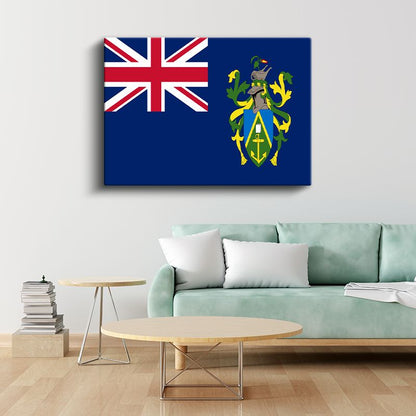 Pitcairn Adaları Bayrağı - Kanvas Tablo