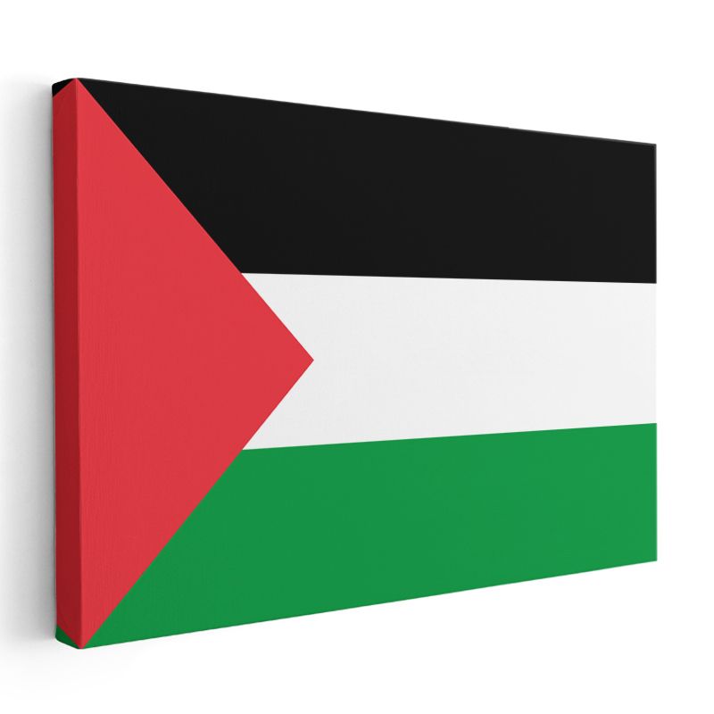 Filistin Bayrağı - Kanvas Tablo