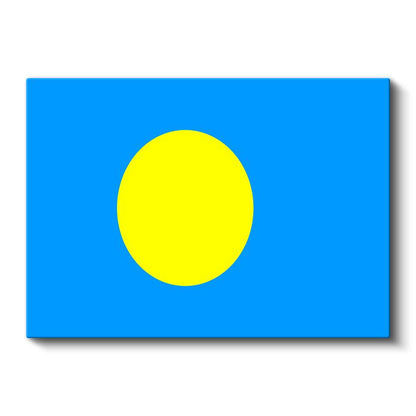 Palau Bayrağı - Kanvas Tablo