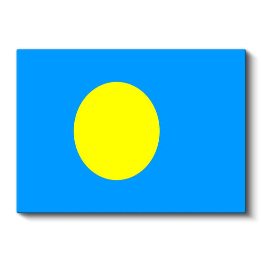 Palau Bayrağı - Kanvas Tablo