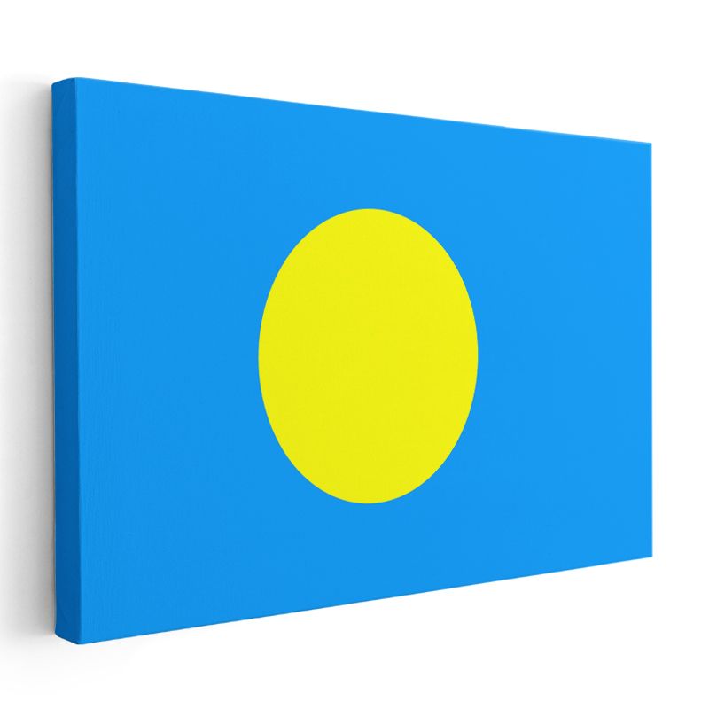 Palau Bayrağı - Kanvas Tablo