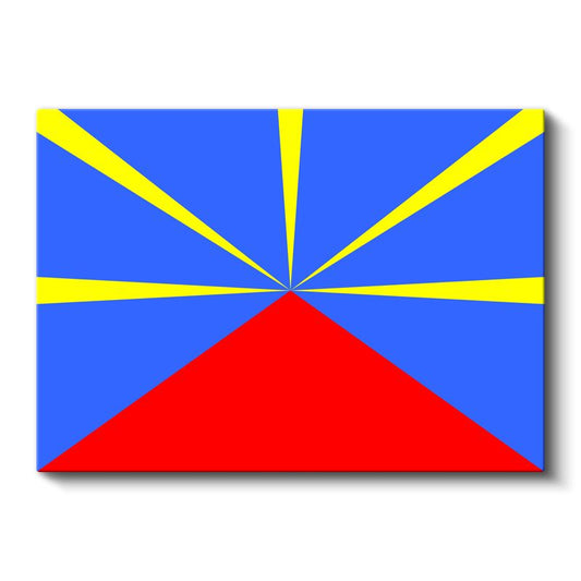 Reunion Bayrağı - Kanvas Tablo