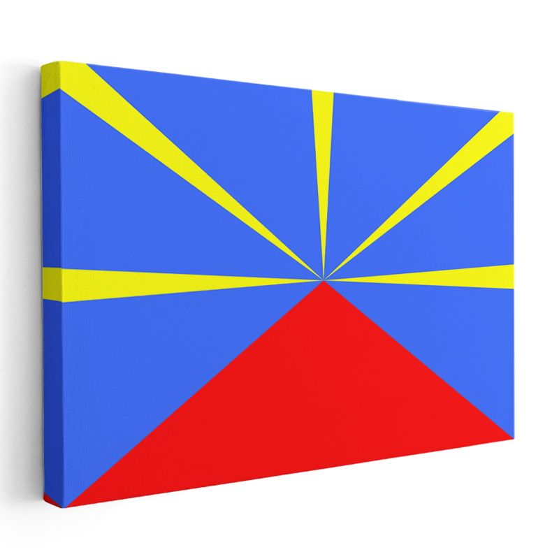 Reunion Bayrağı - Kanvas Tablo