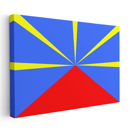 Reunion Bayrağı - Kanvas Tablo