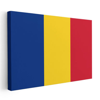 Romanya Bayrağı - Kanvas Tablo