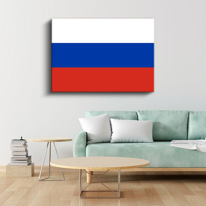 Rusya Bayrağı - Kanvas Tablo