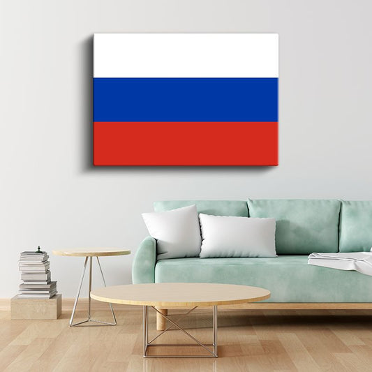 Rusya Bayrağı - Kanvas Tablo