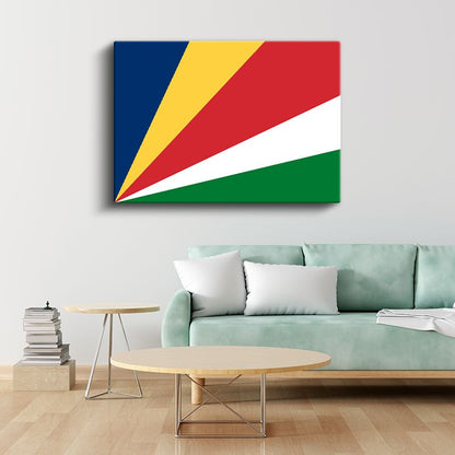 Seyşeller Bayrağı - Kanvas Tablo