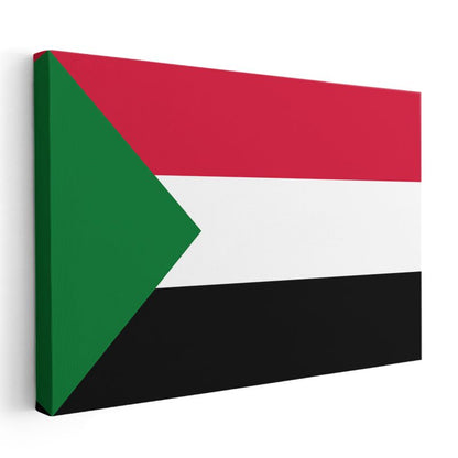 Sudan Bayrağı - Kanvas Tablo