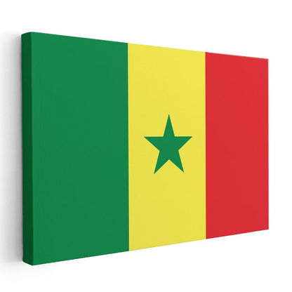 Senegal Bayrağı - Kanvas Tablo